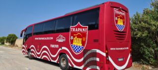 Bus wrapping per FC Trapani 1905