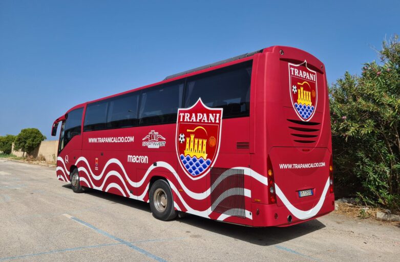 Bus wrapping per FC Trapani 1905